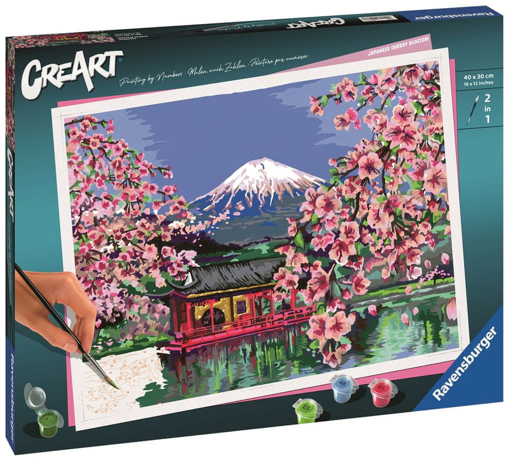 Ravensburger CreArt Japonské třešňové květy